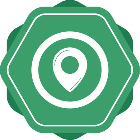 Beautiful Marker Vector Glyph iconのイラスト素材