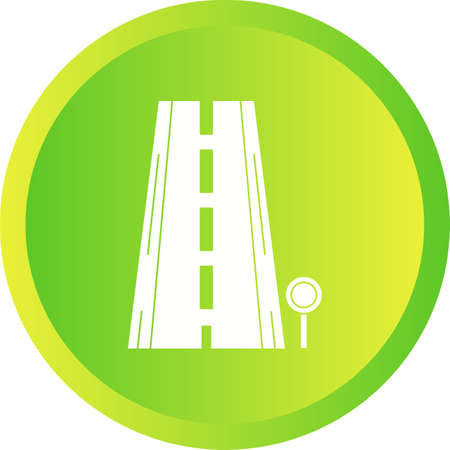 Beautiful Signboard Vector Glyph iconのイラスト素材