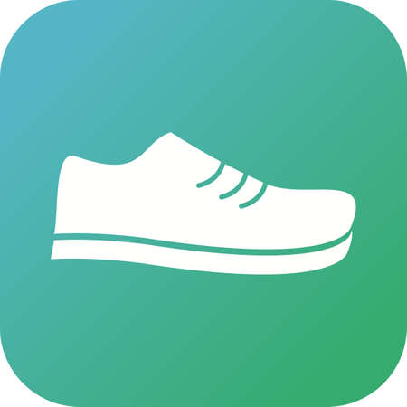 Beautiful Shoe Vector Glyph iconのイラスト素材