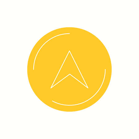 Beautiful Navigation Vector Glyph icon