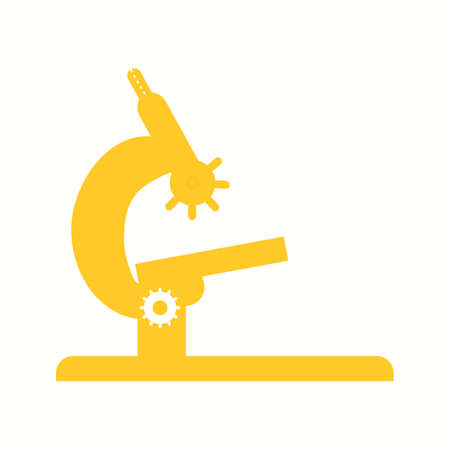Beautiful Microscope Vector Glyph iconのイラスト素材
