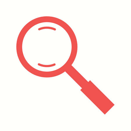 Beautiful Search Vector Glyph Iconのイラスト素材