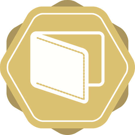 Beautiful Wallet Vector Glyph Iconのイラスト素材