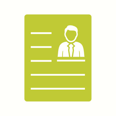 Beautiful Report Vector Glyph Iconのイラスト素材