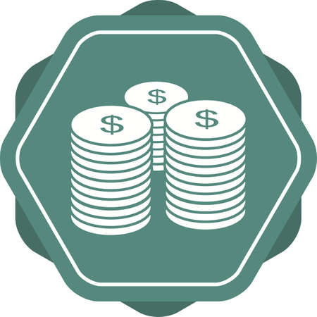 Beautiful Investment Vector Glyph Iconのイラスト素材