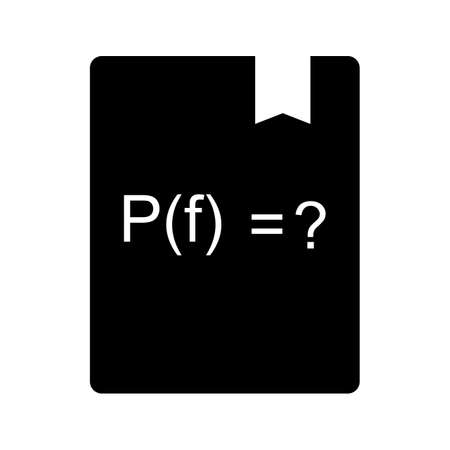 Beautiful solve function glyph black iconのイラスト素材