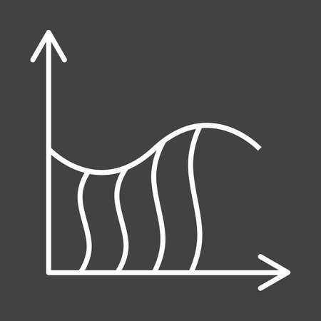 Beautiful Integral Line Vector Iconのイラスト素材
