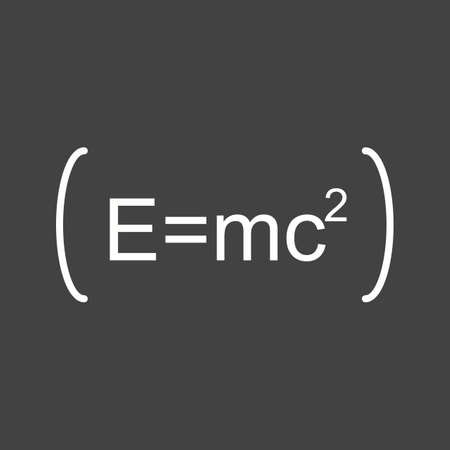 Beautiful Formula Glyph Vector Iconのイラスト素材
