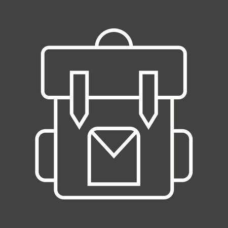Beautiful Bag Line Vector Iconのイラスト素材
