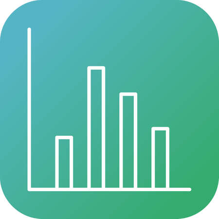 Beautiful Graph Line Line Vector Icon