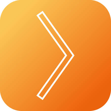 Beautiful Arrow Right Line Vector Iconのイラスト素材