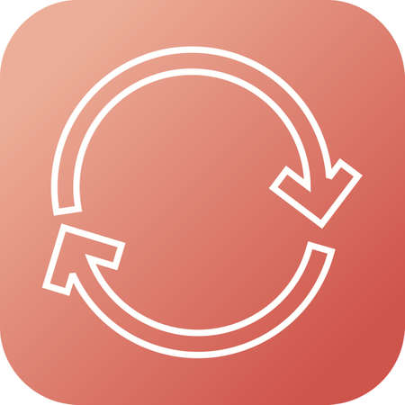 Beautiful Repeat Line Vector Iconのイラスト素材