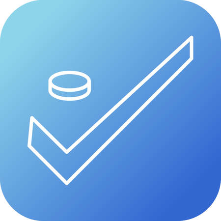 Beautiful Game Line Vector Iconのイラスト素材