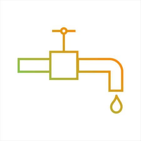 Beautiful Tap Line Vector Iconのイラスト素材
