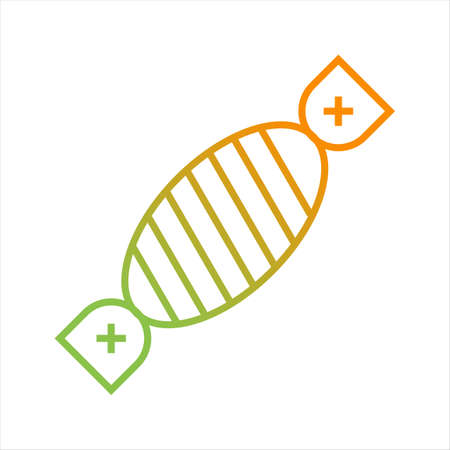 Beautiful Candy Line Vector Iconのイラスト素材