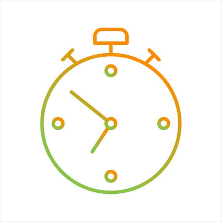 Beautiful Timer Line Vector Iconのイラスト素材