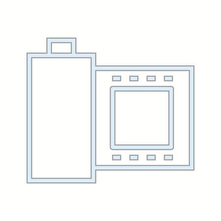 Beautiful Reel Line Vector Iconのイラスト素材