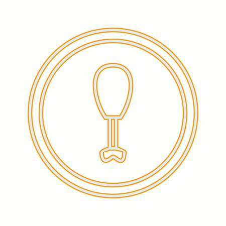 Beautiful Food Line Vector Iconのイラスト素材