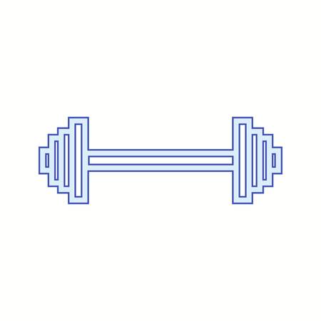 Beautiful Dumbles Line Vector Iconのイラスト素材