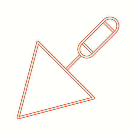 Beautiful Trowel Line Vector Iconのイラスト素材