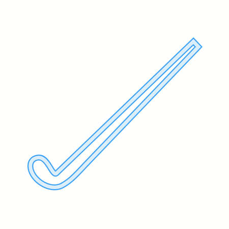 Beautiful Hockey Line Vector Iconのイラスト素材