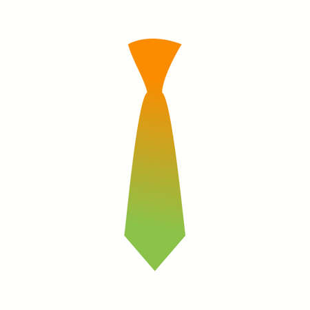Unique Tie Vector Glyph Iconのイラスト素材