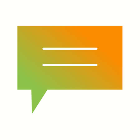 Unique Messaging Vector Glyph Iconのイラスト素材