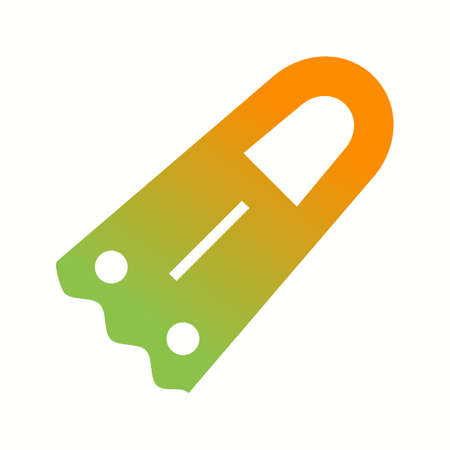 Unique Fins Vector Glyph Iconのイラスト素材