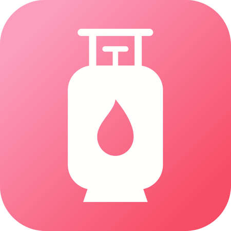 Unique Charging Cell Vector Glyph Iconのイラスト素材