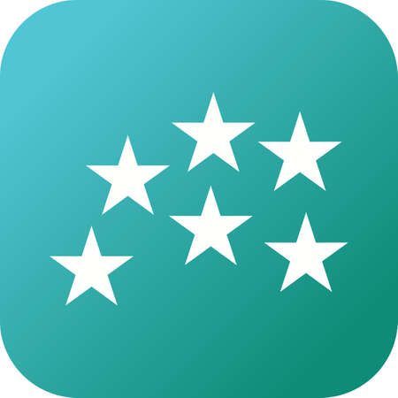 Unique Stars I Vector Glyph Icon