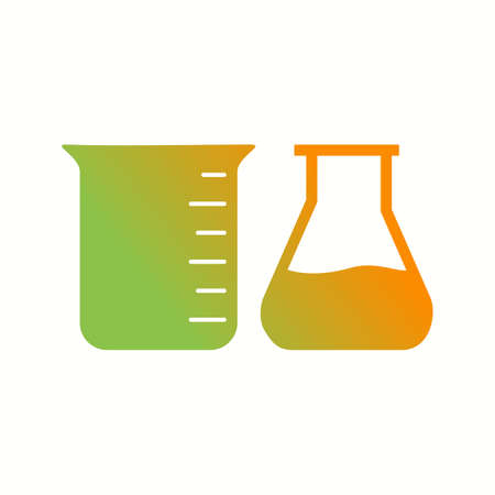 Unique Chemicals Vector Glyph Iconのイラスト素材