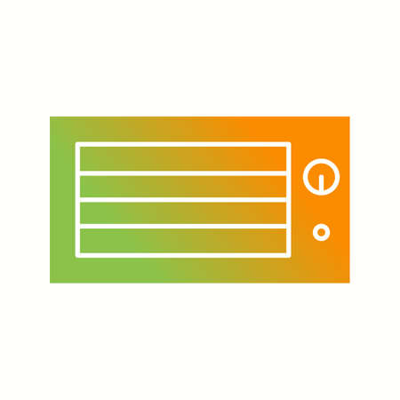 Unique Oven Glyph Vector Iconのイラスト素材