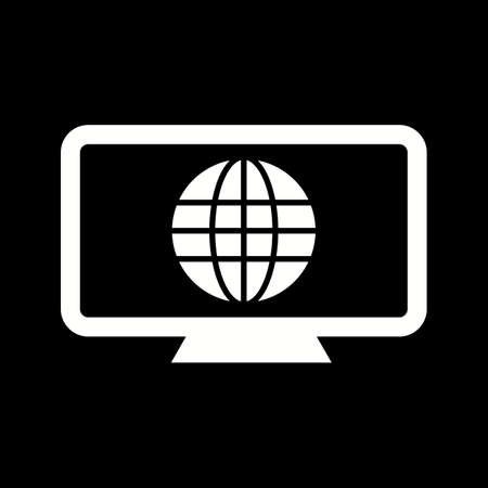 Unique Internet Vector Glyph Iconのイラスト素材