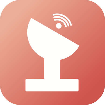 Unique Dish Vector Glyph Iconのイラスト素材