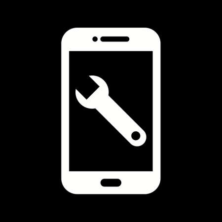 Unique Configurations Vector Glyph Iconのイラスト素材