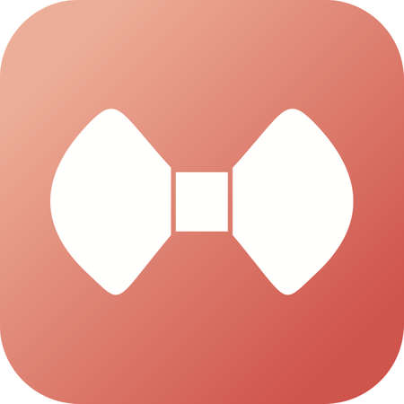 Unique Bow Tie Vector Glyph Iconのイラスト素材