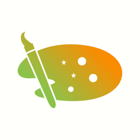 Unique Themes Vector Glyph Iconのイラスト素材