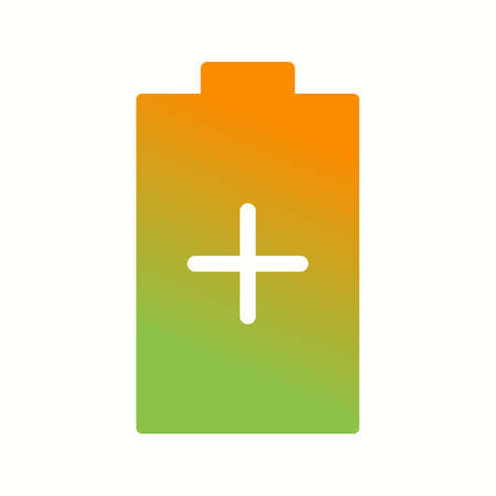 Unique Power Saving Vector Glyph Iconのイラスト素材