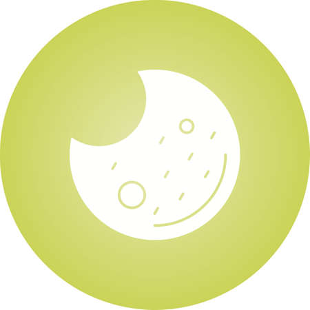 Beautiful Cookie Glyph Vector Iconのイラスト素材