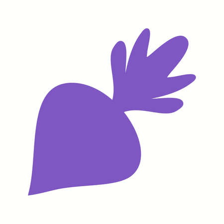 Beautiful Beet Glyph Vector Iconのイラスト素材