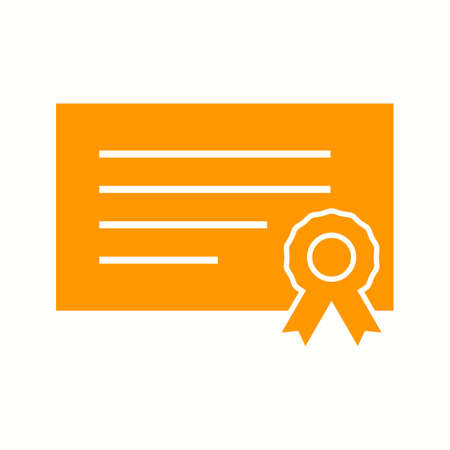 Beautiful Degree Glyph Vector Iconのイラスト素材