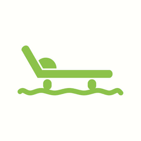 Beautiful Sled Glyph Vector Iconのイラスト素材