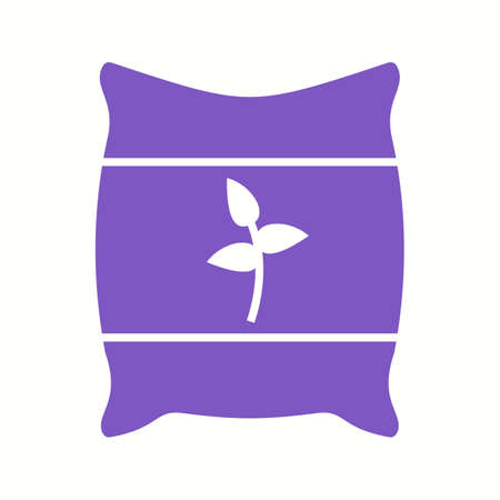 Beautiful Seeds Glyph Vector Iconのイラスト素材