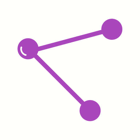 Beautiful Share Glyph Vector Icon