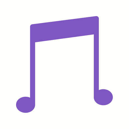 Beautiful Music Glyph Vector Iconのイラスト素材