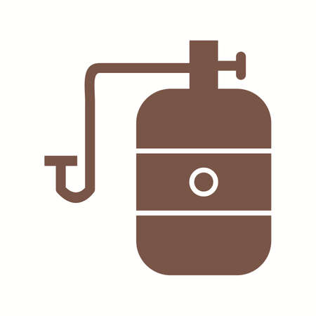 Beautiful Cylinder Glyph Vector Iconのイラスト素材