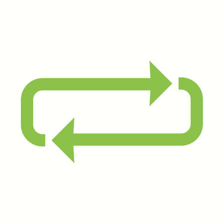Beautiful Loop Glyph Vector Iconのイラスト素材