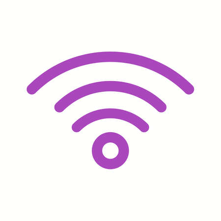Beautiful Wifi Signal Glyph Vector Icon