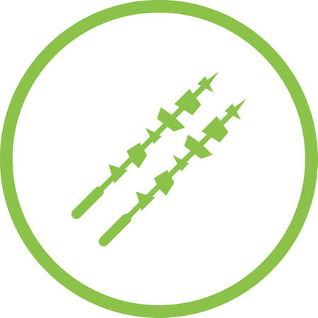 Beautiful Bar BQ Glyph Vector Iconのイラスト素材