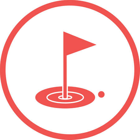 Beautiful Polo Game Glyph Vector Iconのイラスト素材